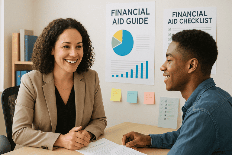 San Diego college consultant helping student with financial aid planning and FAFSA/CSS Profile strategies.